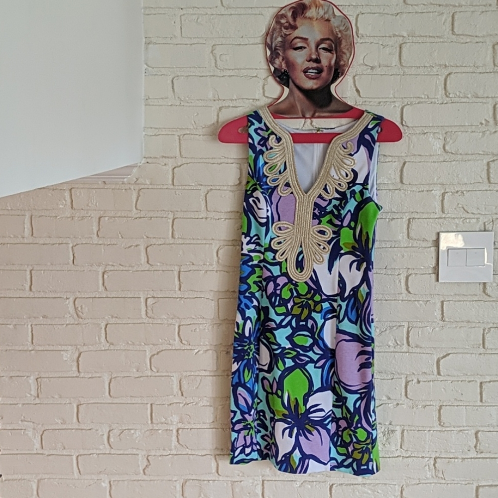 Lilly Pulitzer Janice Catwalk Floral Shift Dress